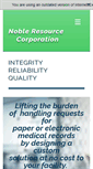 Mobile Screenshot of nobleresourcecorp.com